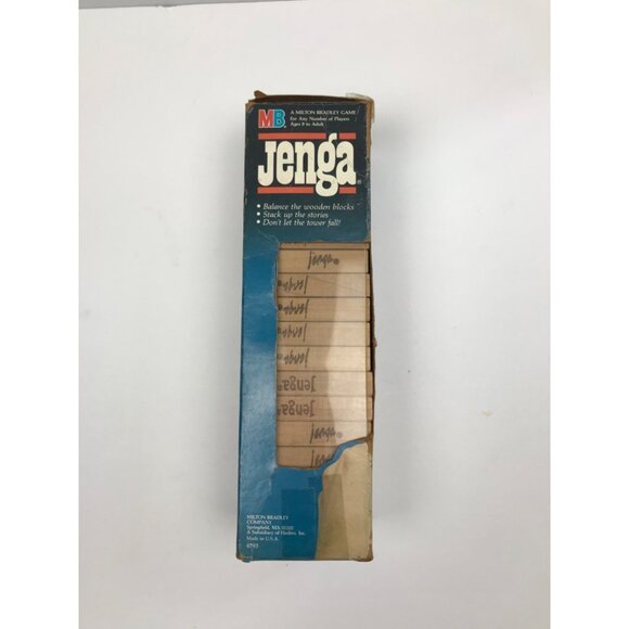 Vintage Jenga Milton Bradley Game 1986 - Picture 1 of 5